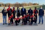 El Nàstic participa en la inauguració del patinòdrom de l’Anella