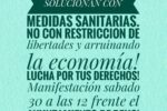 Nova manifestació dissabte a Reus contra les restriccions als locals comercials