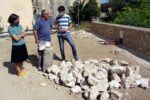 Finalitzen els treballs de restauració del mur de l’antic cementiri d’Altafulla