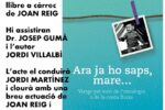 Jordi Villalbí presenta a Constantí el llibre ‘Ara ja ho saps, mare…’ en col·laboració amb la Lliga Contra el Càncer