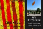 Creixell decideix finalment realitzar l’acte institucional de la Diada