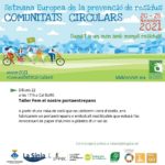 Torredembarra organitza tallers i el 3r Mercat d’intercanvi i de segona mà per celebrar la Setmana Europea de la Prevenció de Residus