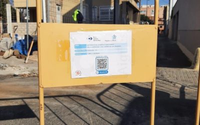Aigües de Reus incorpora el codi QR per informar la ciutadania de les obres en curs