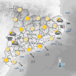 El Meteocat registra rècords de temperatura màxima i mínima més alta en desenes de punts de Catalunya