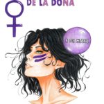 Dos dibuixos guanyadors del II Concurs de cartells del Dia Internacional de la Dona de Roda