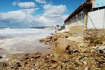 S’esfondra part del restaurant Voramar Cal Vitali d’Altafulla a causa del temporal