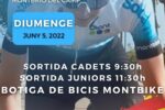 Montbrió acollirà una prova del Campionat de Catalunya de ruta Cadets-Júniors 2022 de BTT