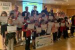 Els alumnes del Col·legi Sant Rafael de la Selva recullen el premi del Grup Social ONCE