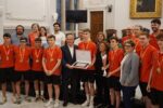 Recepció institucional al juvenil d’hoquei del Reus, campió de Catalunya