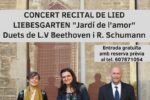 Schumann i Beethoven a cau d’orella aquest dissabte a Creixell