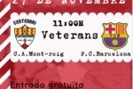 El CA Mont-roig celebra el seu centenari amb un partit contra els veterans del Barça