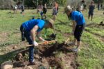 200 persones responen al Morell a la plantada d’arbres del riu Glorieta