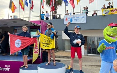 El regatista del Club Nàutic Cambrils Joan Domingo aconsegueix el bronze a la Opti Cup d’Agde 2022