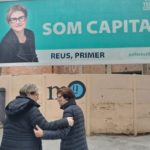 Teresa Pallarès diu que a Reus ‘som capital’ amb una gran pancarta