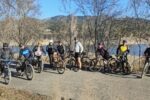 El fred marca la pujada a Escornalbou amb MTB