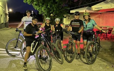 La primera nocturna en bici del Golf Costa Daurada recorre el Gaià