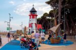 En marxa les noves àrees esportives i de salut al passeig marítim de la Pineda