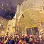 El Pla de la Seu es vesteix de daurat i de foc en l’Entrada del Braç de Santa Tecla