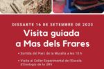 Constantí obre les inscripcions per a la visita guiada a Mas dels Frares