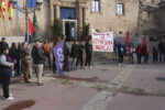 Manifestació dels treballadors de la brossa de Torredembarra