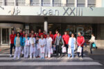 El Nàstic visita als infants dels hospitals de Tarragona
