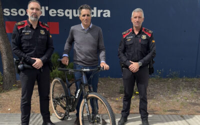Els Mossos detenen dos homes i un menor i recuperen la bicicleta de Miguel Induráin