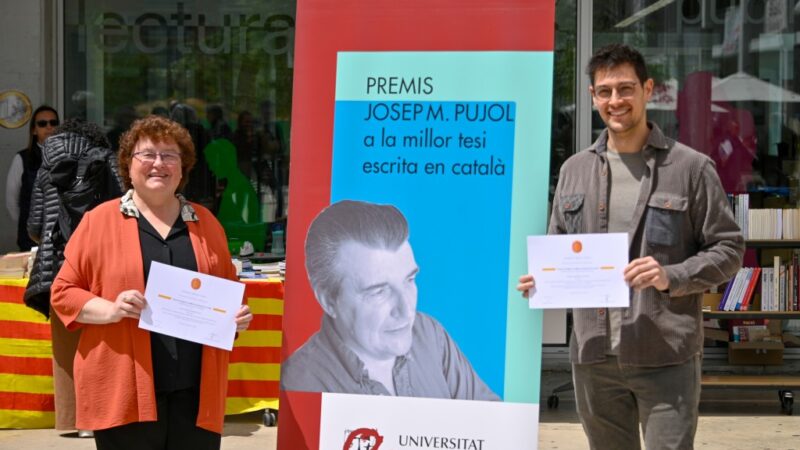 Fina Anglès i Carles Perpiñan, premis J.M. Pujol a les millors tesis doctorals en català