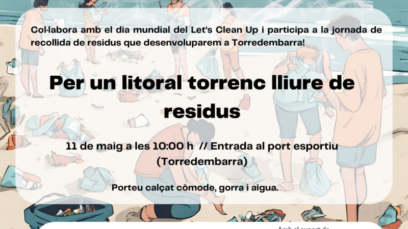 Torredembarra dedicarà l’11 de maig a la neteja del Roquer