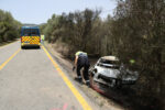 Un mort en sortir el seu cotxe de la via i incendiar-se a Vilanova d’Escornalbou