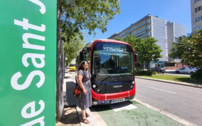 Reus Transport prova un minibús elèctric en la ruta del Bus x Tu de la zona nord