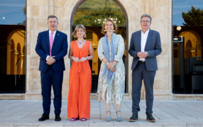 Trobada de les quatre diputacions catalanes al Palau de la Diputació de Tarragona