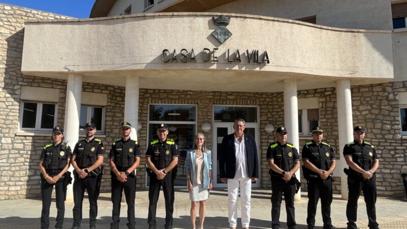 La Policia Local de Vandellòs i l’Hospitalet es reforça aquest estiu amb cinc agents més