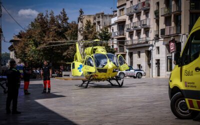 Aturada la diada de Sant Fèlix per l’evacuació d’un membre de la canalla de la Vella de Valls