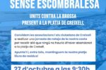 Diumenge, jornada de recollida de brossa a la platja de Creixell