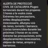 Missatge de mòbil a les Terres de l’Ebre ordenant la restricció de la mobilitat