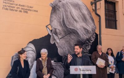 Tarragona inaugura el mural dedicat a Montserrat Abelló