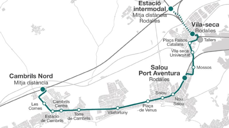 Aprovat definitivament el pla especial urbanístic de la primera fase del tramvia del Camp