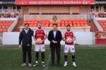 El Nàstic presenta Migue Leal i David Juncà i tanca el fitxatge de Borja Granero