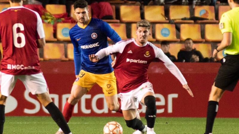 El Nàstic s’acomiada de la Copa Catalunya després de perdre amb l’Andorra (0-2)